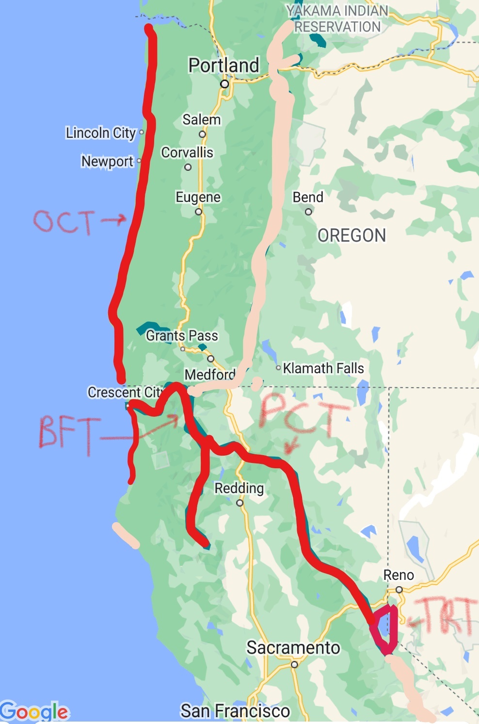 The Pacific Coast Bigfoot Crest Rim Trail Introduction – Twig Adventures